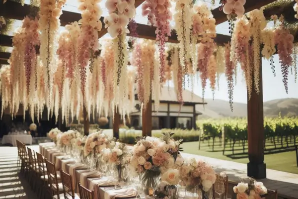 Casamentos em Vinícolas com Pérgolas de Orquídeas ao Ar Livre