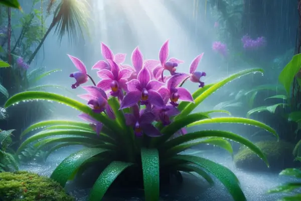 Orquídeas Raras de Pântanos Tropicais para Jardins Aquáticos Exóticos